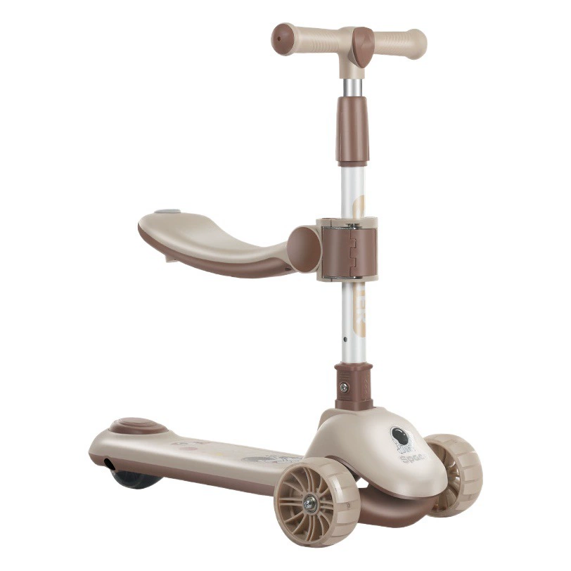 Самокат-скейтборд Beitai Bear 3-в-1 для детей от 1 года до 3 лет, двухколесный самокат-трансформер, хит продаж.