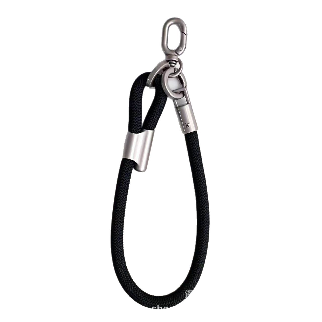 Correa de Muñeca para Celular de Poliéster y Metal, Ajustable, Anti-pérdida, Con Clip image 6