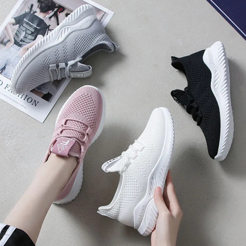 Women's Summer New Leisure Running Shoes, Foreign Trade Women's Shoes, Breathable Single Shoes, Soft Sole Sports Shoes for Women