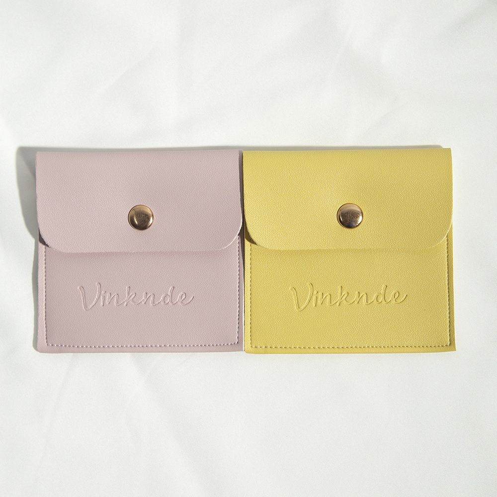 10g Weight Jewelry Packaging Bags Classification 1 Piece Quantity Daily Occasion Pu Leather Material Solid Color Pattern Simple Style Style 1 Piece Pu Leather Simple Style Daily Solid Color Jewelry Packaging Bags 10