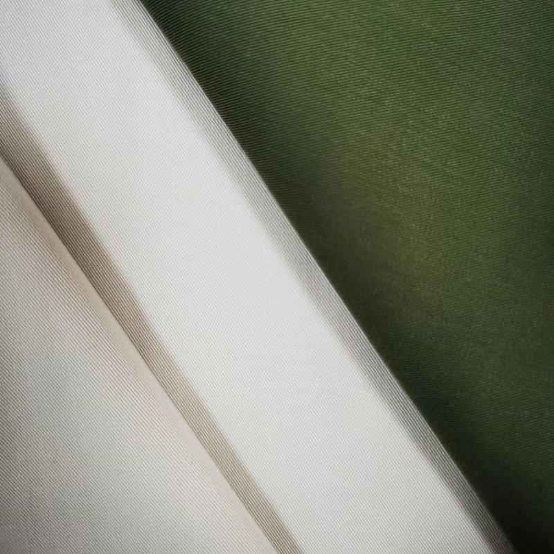 双色涤棉天枢30细支斜纹面料砂洗染色时装风衣棉服羽绒服派克服