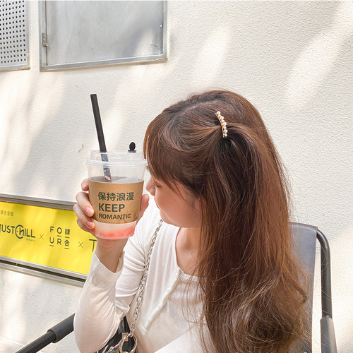 Reverse-inserted pearl hair clip, invisible hair comb, adult girl, internet celebrity, bangs clip, Korean hair comb side clip, hair accessory