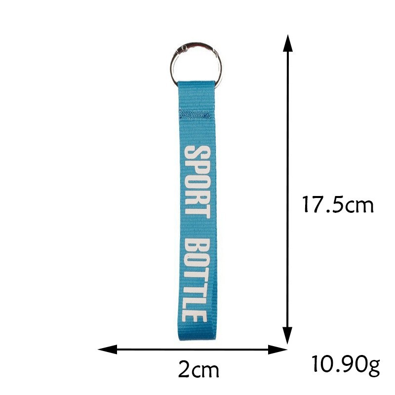 Hervidor cinta portátil tonelada cubo agua taza llavero teléfono móvil cordón multifuncional anillo de acero correa de diseño logo