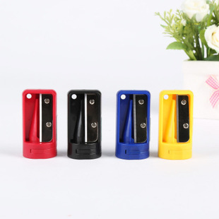 Creative Multifunctional Woodworking Pencil Sharpener, Colorfulful Portable Single Hole Pencil Sharpener, Student School Supplies and Stationery Wholesale