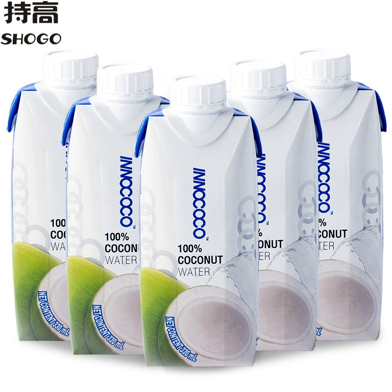 Thailand imported Innococo pure coconut water 330ml*24 bottles 100%coconut juice drink summer drink