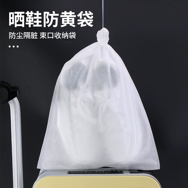 Сумка для сушки обуви, предотвращающая пожелтение, нетканый материал, белый чехол для сушки обуви, защита от солнца, влагостойкий пылезащитный мешок, сумка для обуви с шнурком, производитель