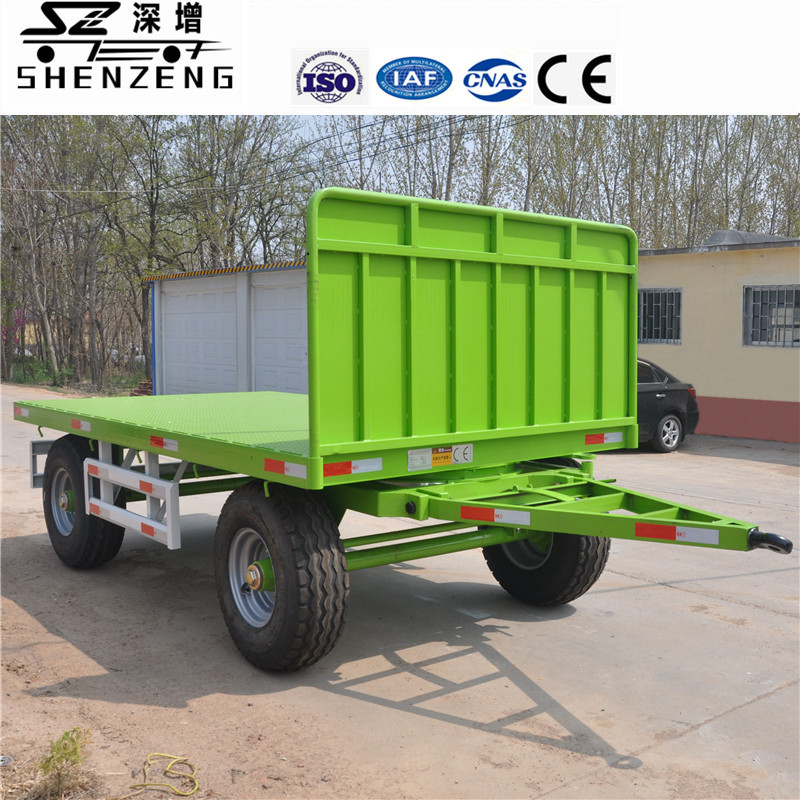 平板拖车 厂内中转运输拖车挂车 拖车平板式 转向式平板挂车