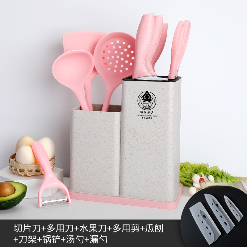 Kit de cuchillos de cocina para bebés 2 - en - 1 Kit de cuchillos de cocina de acero inoxidable