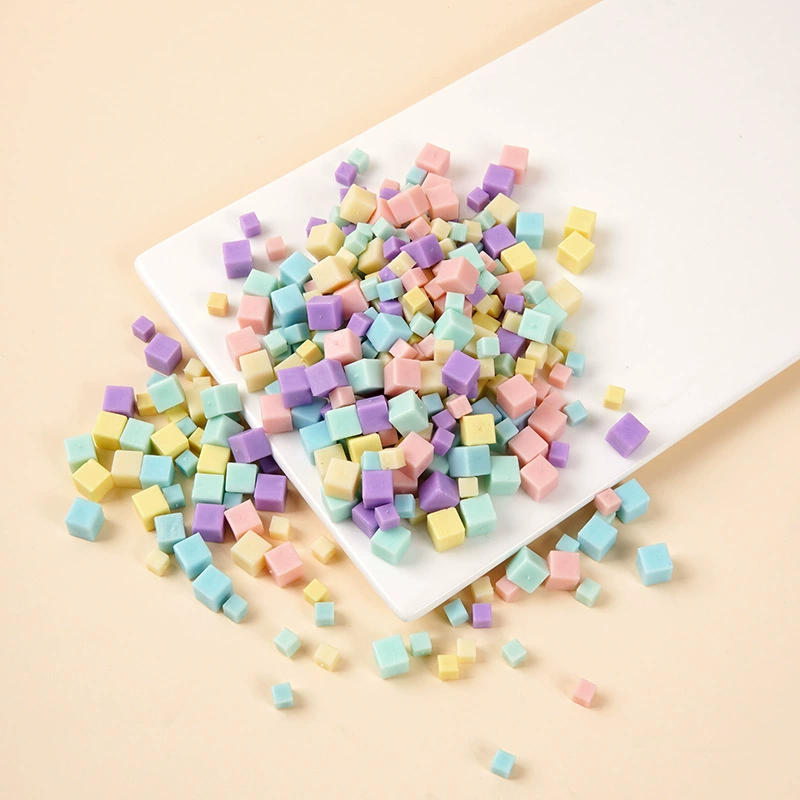 Realistic square dessert food play PVC, materials set, DIY