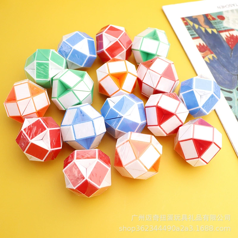 Детская развивающая игрушка Кубик Рубика Интеллектуальное разнообразие Волшебная линейка Веселая игрушка 24-секционная разнообразная волшебная линейка Производитель Оптовая продажа