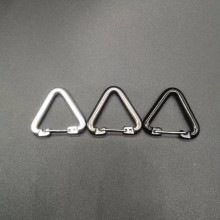 钢丝三角登山扣 快挂扣 3号三角型小号弹簧扣钥匙扣铝背包扣