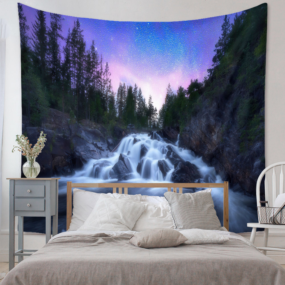 Fashion Landscape Wall Decoration Cloth Tapestry Wholesale Nihaojewelry display picture 239