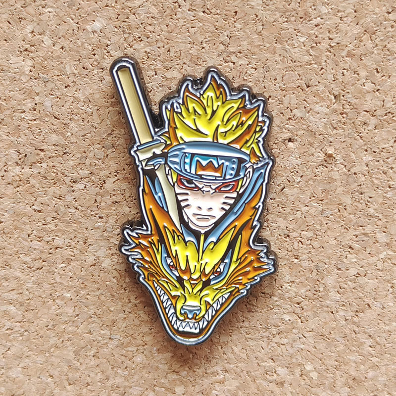 Japanese Anime Naruto Naruto Cartoon Brooch School Bag Decoration Enamel Pin Lovers Badge Gifts