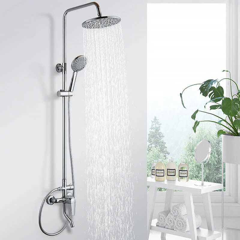 Универсальный душевой комплект: насадка для душа, усилитель напора, настенный душевой гарнитур для ванной комнаты, полный комплект, поставки для внешней торговли