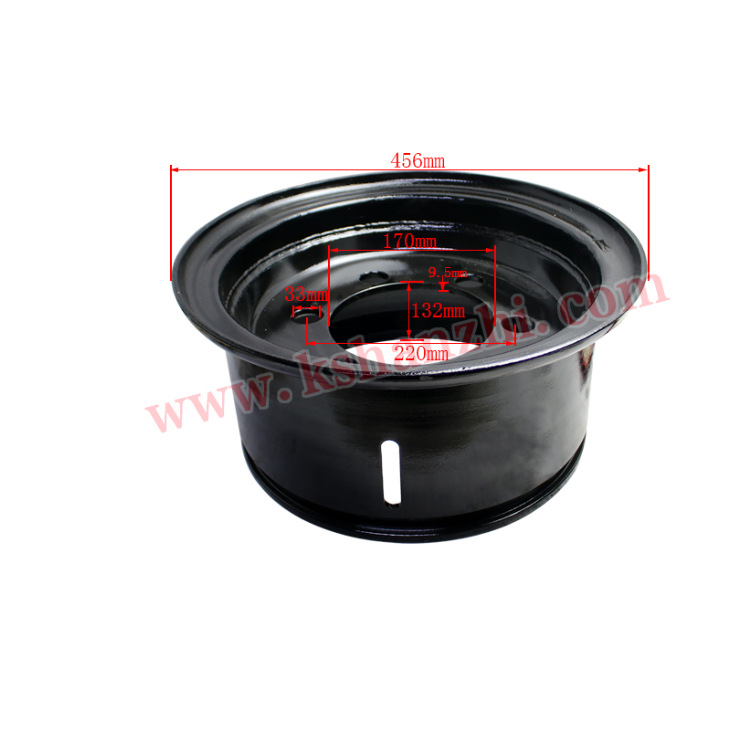 Anillo de acero de carretilla elevadora adecuado para la generación de 12 generación de 16 generación de accesorios de carretilla elevadora 6 agujeros 28 * 9 - 15 anillo de acero de buje de neumáticos