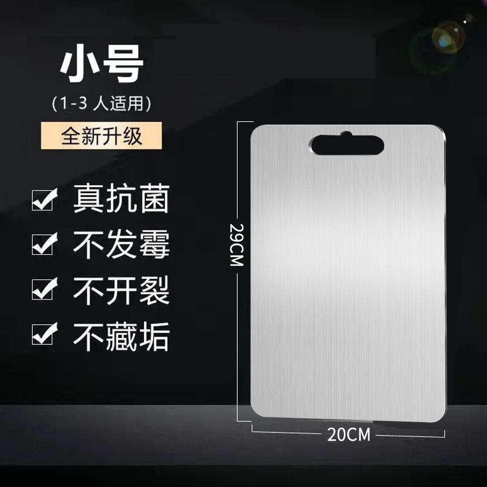 Juego de cuchillos y tabla de cortar de acero inoxidable para el hogar, tabla de cortar de doble cara antibacteriana y antimoho, tabla de cortar enrollable para cocina