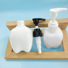 厂家定制pet按压泵牙齿状牙膏瓶100ml/200ml/250ml