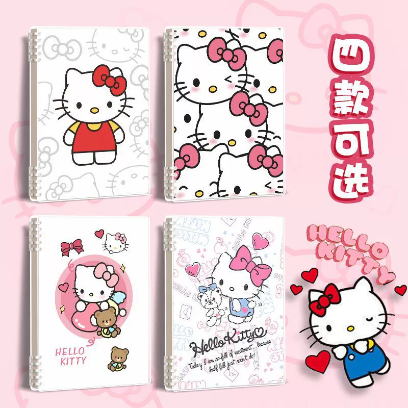 Hello Kitty, Hello Kitty, ноутбук, качественная милая книжка для учителей, страничка оторвана