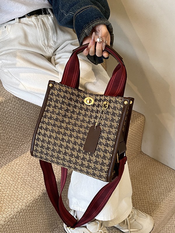 Bolso de patrón leopardo para mujeres 2026 nueva moda retro transfronteriza bolsa de viaje bolsa de tela de bloqueo mochila de hombro