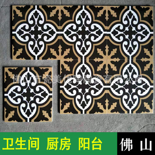 Vintage small tiles 300x 300MM kitchen and bathroom tiles balcony wall tiles courtyard mosaic floor tiles
