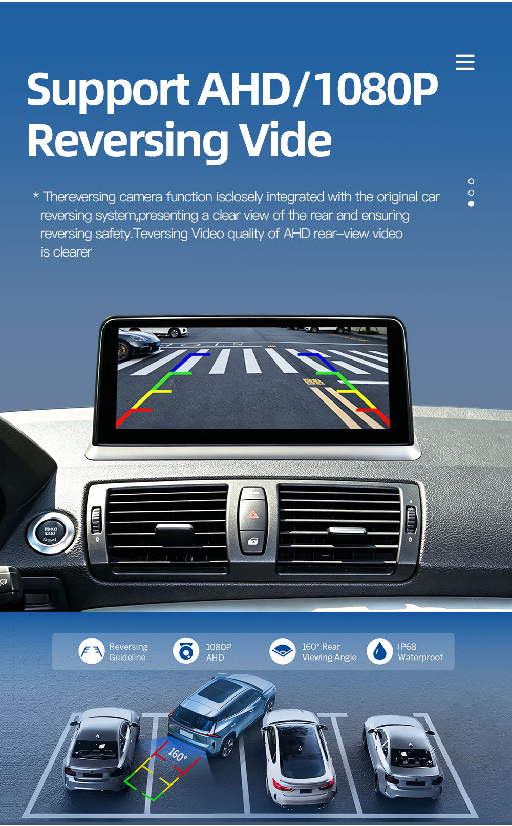 Suitable for Bmw 1 Series E81E82E87E88 Car Central Control Large Screen Navigation Carplay Player
