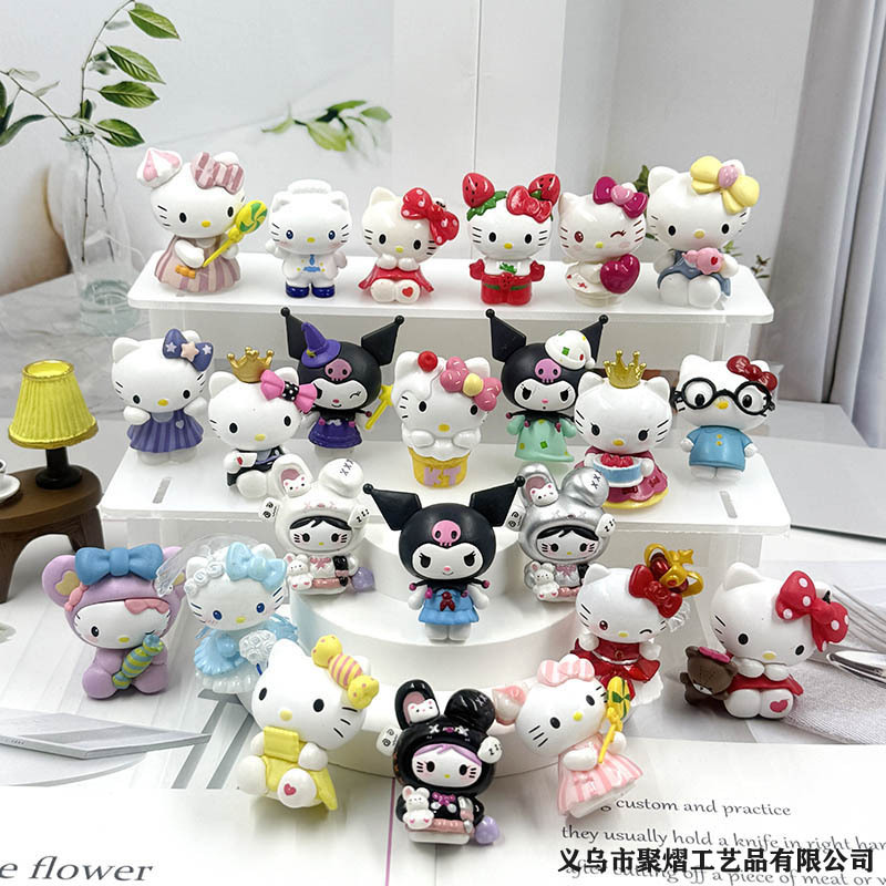 Popular Kt Cat DIY Cute Doll Keychain Toy Small Ornament Trendy Collectible Gift Wholesale in Stock Popular Kt Cat DIY Cute Doll Keychain Toy Small Ornament Trendy Collectible Gift Wholesale in Stock