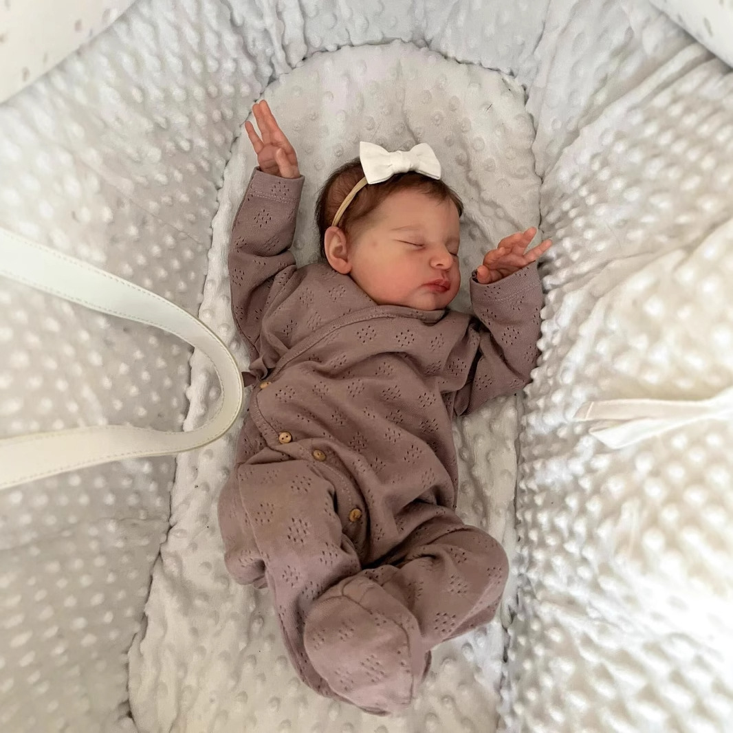 Muñeca Reborn Artesanal de 20 Pulgadas de Vinilo