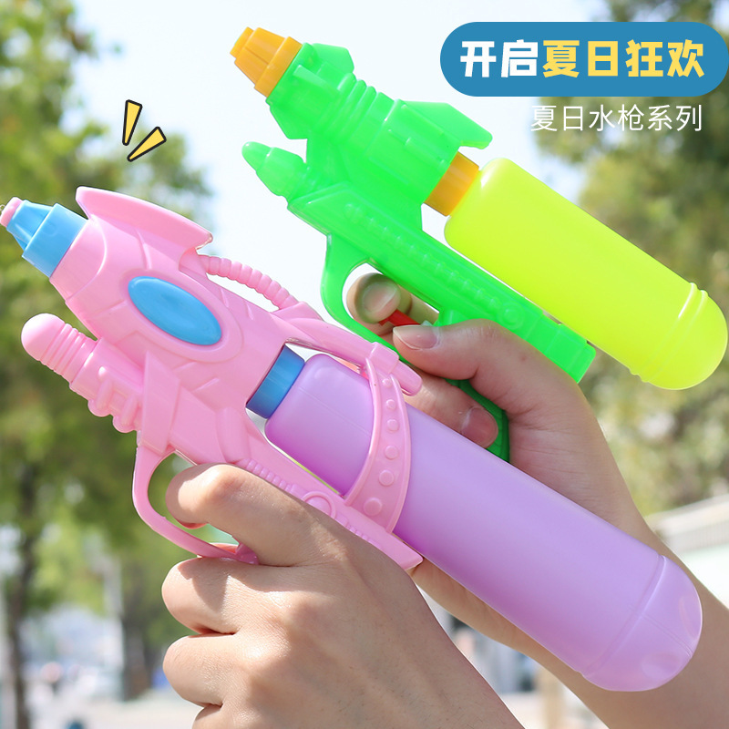 물 총 장난감 어린이 놀이 물 총 해변 수영장 물 총 더블 머리 부모-자식 물 장난감 총 도매