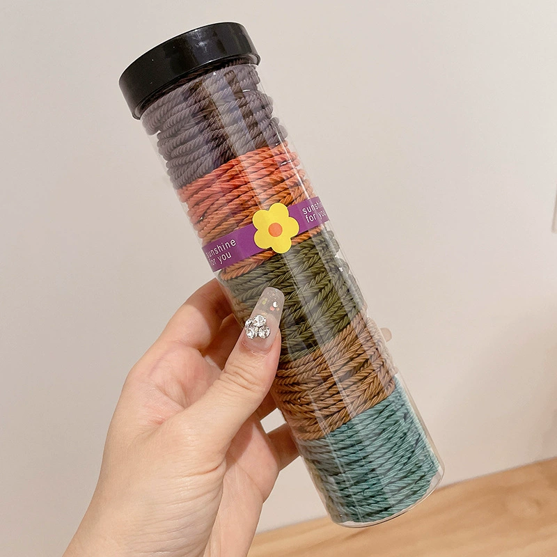 Summer elastic hair rope, durable high-quality hairgrip set, assorted colors (multi-pack)