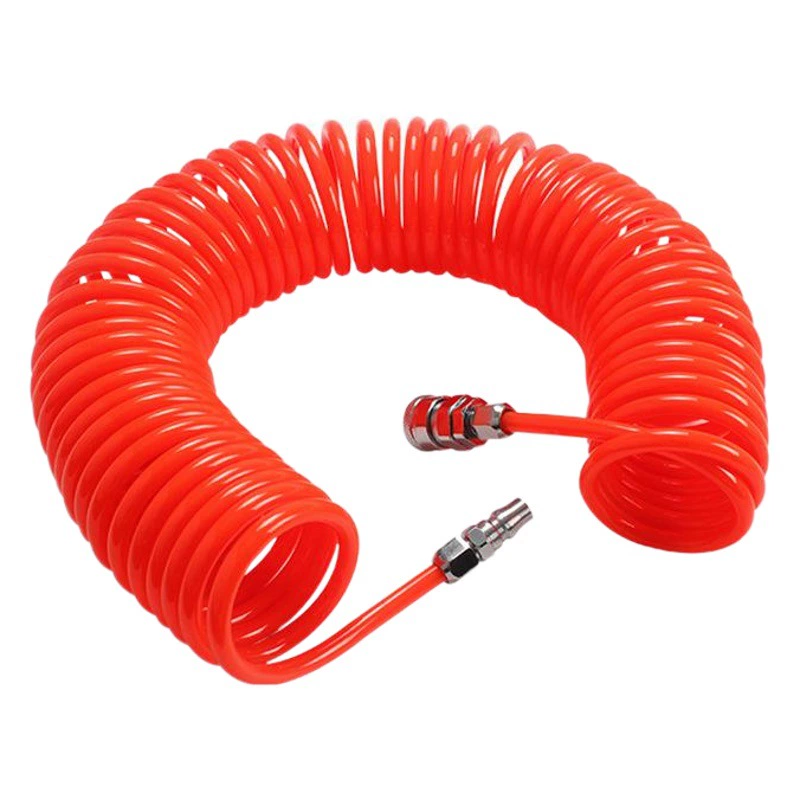 Пневматический пружинный шланг 8*5, телескопический спиральный воздуховод для компрессора, высоконапорный, 12*8