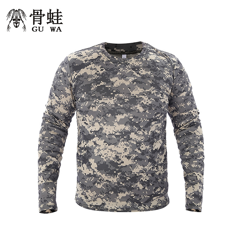 Hueso rana de secado rápido manga larga Camiseta generación en stock deportes ocio deportes tamaño libre cuello redondo verano universal que absorbe la humedad