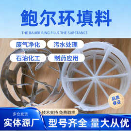 聚丙烯多面空心球鲍尔环塑料不锈钢填料废气净化塔二氧化碳脱硫塔
