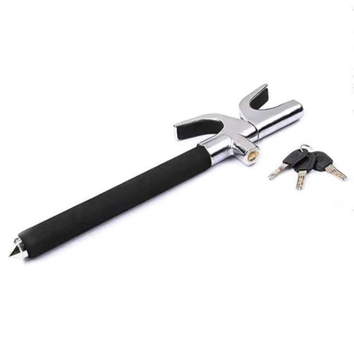 for Large Trucks and Buses, Double — Car lock - breaks-window-3-keys-included-steering-wheel-operation-1534