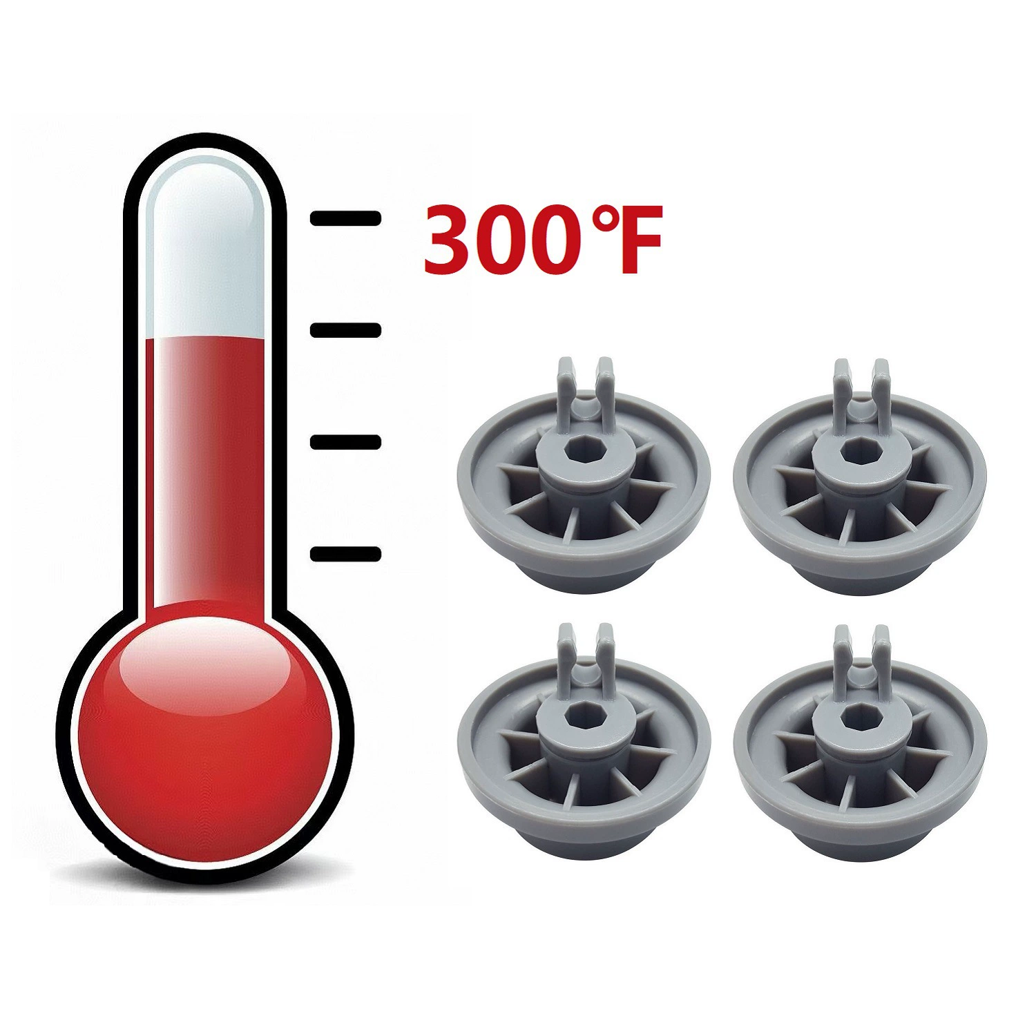 В наличии на Amazon, 20,99 долларов США в месяц, всего 1,5 тыс., 4 шт., 165314, устойчивые к высоким температурам, 300 ℉