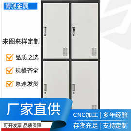 定制铁皮柜文件柜钢制办公室档案财务凭证资料柜加厚带锁双铁门