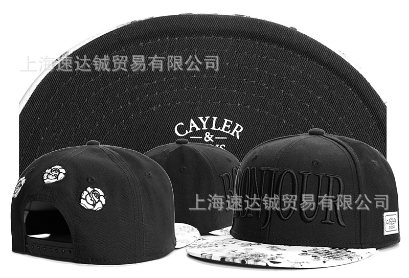 Mayorista comercio exterior sombrero plano sombrero ajuste sombrero sombrero de automóvil sombrero de moda americana sombrero de sol sombrero de sol