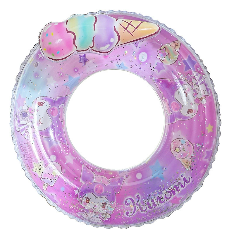 Sanrio, genuine nail sequins, children's inflatable swimming ring PVC, increased thickness