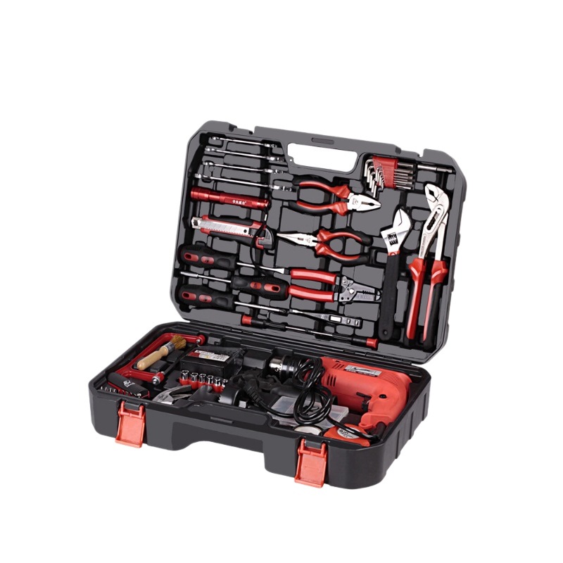 Taladro manual de 12V Kafwell, caja de herramientas para el hogar de batería de litio, un juego completo de destornilladores eléctricos de impacto para mujer image 6