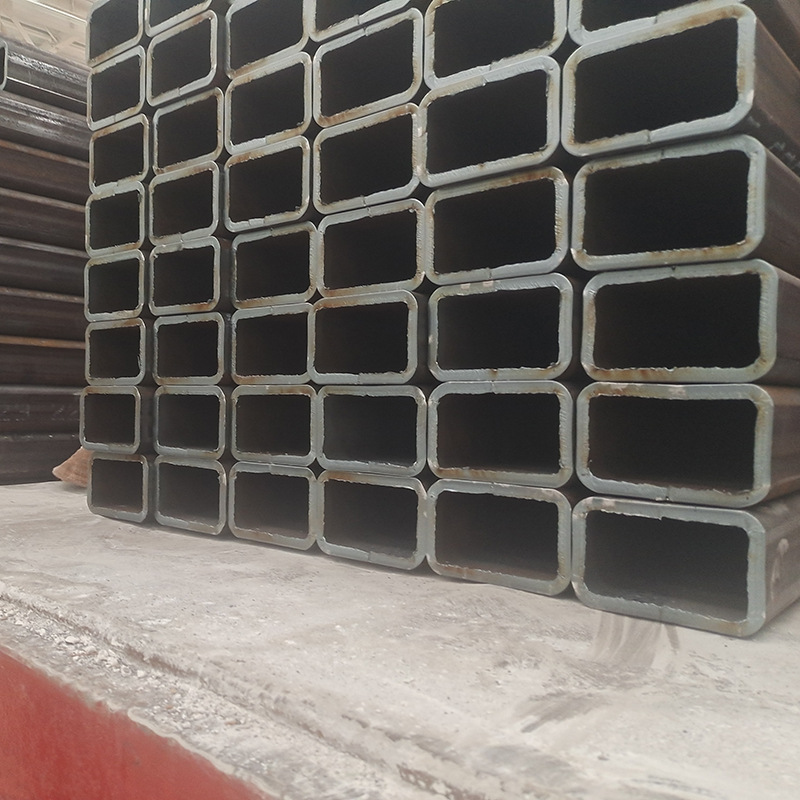 镀锌方管大小口径无缝方管 幕墙光伏Q235B热镀锌黑铁方通矩形管
