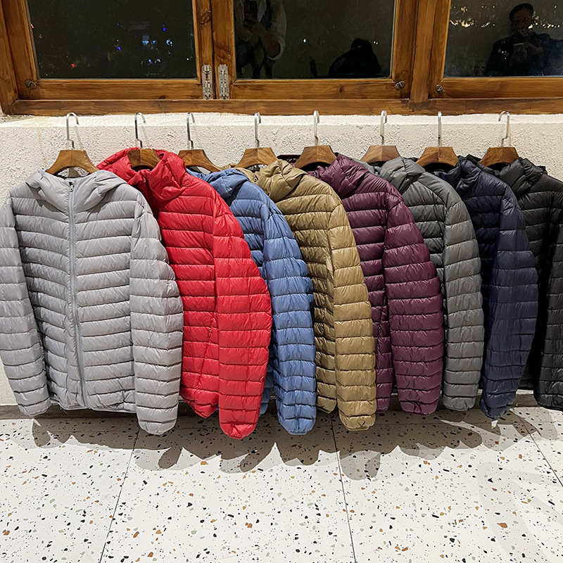 2026 Autumn Men's Lightweight down Jacket Basic Style Solid Color Casual Versatile 90% White Duck down Portable Short Coat 2026 Autumn Men's Lightweight down Jacket Basic Style Solid Color Casual Versatile 90% White Duck down Portable Short Coat
