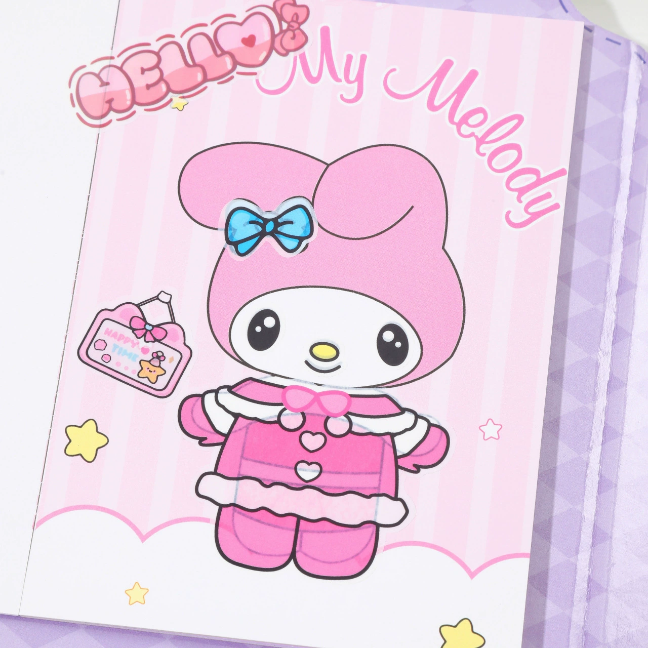Sanrio, детский набор с персонажами, раскраска для переодеваний, наклейки, игра в переодевание