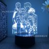 The Avengers, night light, creative touch table lamp for bed, lantern, 3D, creative gift, remote control, 16 colors