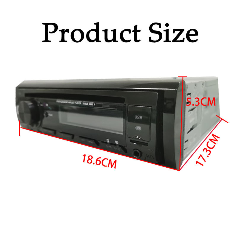 24V Truck Car Dvd Cd Player Car Mp3 Stereo Bluetooth Hands-Free Fm Audio Radio Universal