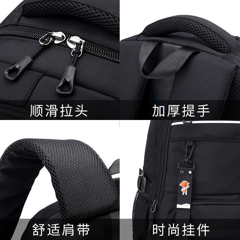 Peces naturales 2024 nueva mochila masculina primaria y secundaria estudiante escolar 3-6 Grado de gran capacidad