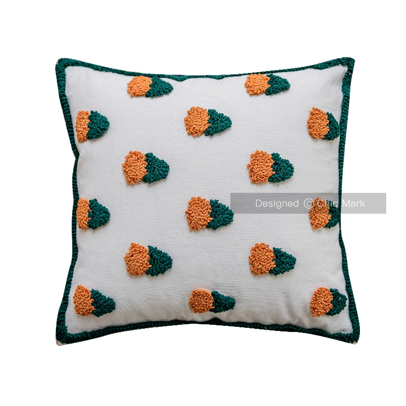  Nordic living room sofa cushion cotton cotton canvas flowing pillow pillow pillow pillow pillow red plants rely on pillow case