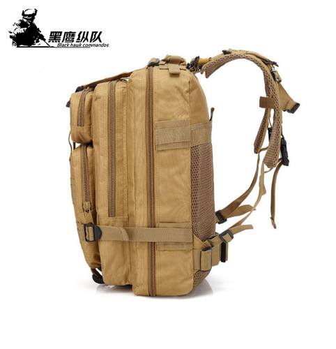 Men's 3P military camouflage leisure travel backpack hiking cross-country camping sports outdoor mountaineering bag tactical backpack