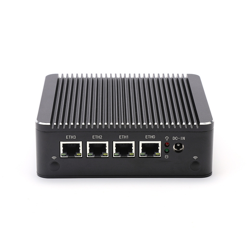K30 J4125 mini host 2.5G4 puerto de red mini ordenador de enrutamiento suave control industrial pequeño host minipc