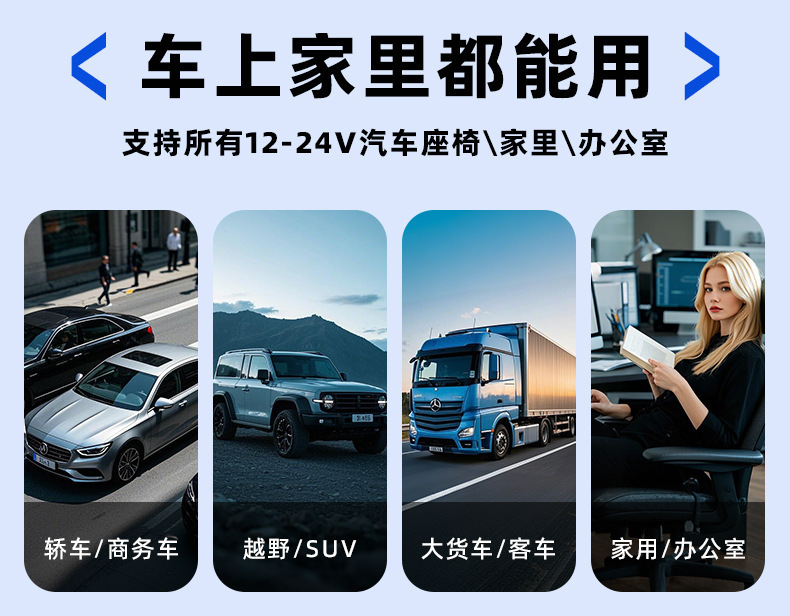 Summer Car Seat Cushion with Fan, Ventilated and Cooling, Breathable Air-Conditioned Seat, Car Cooling Pad