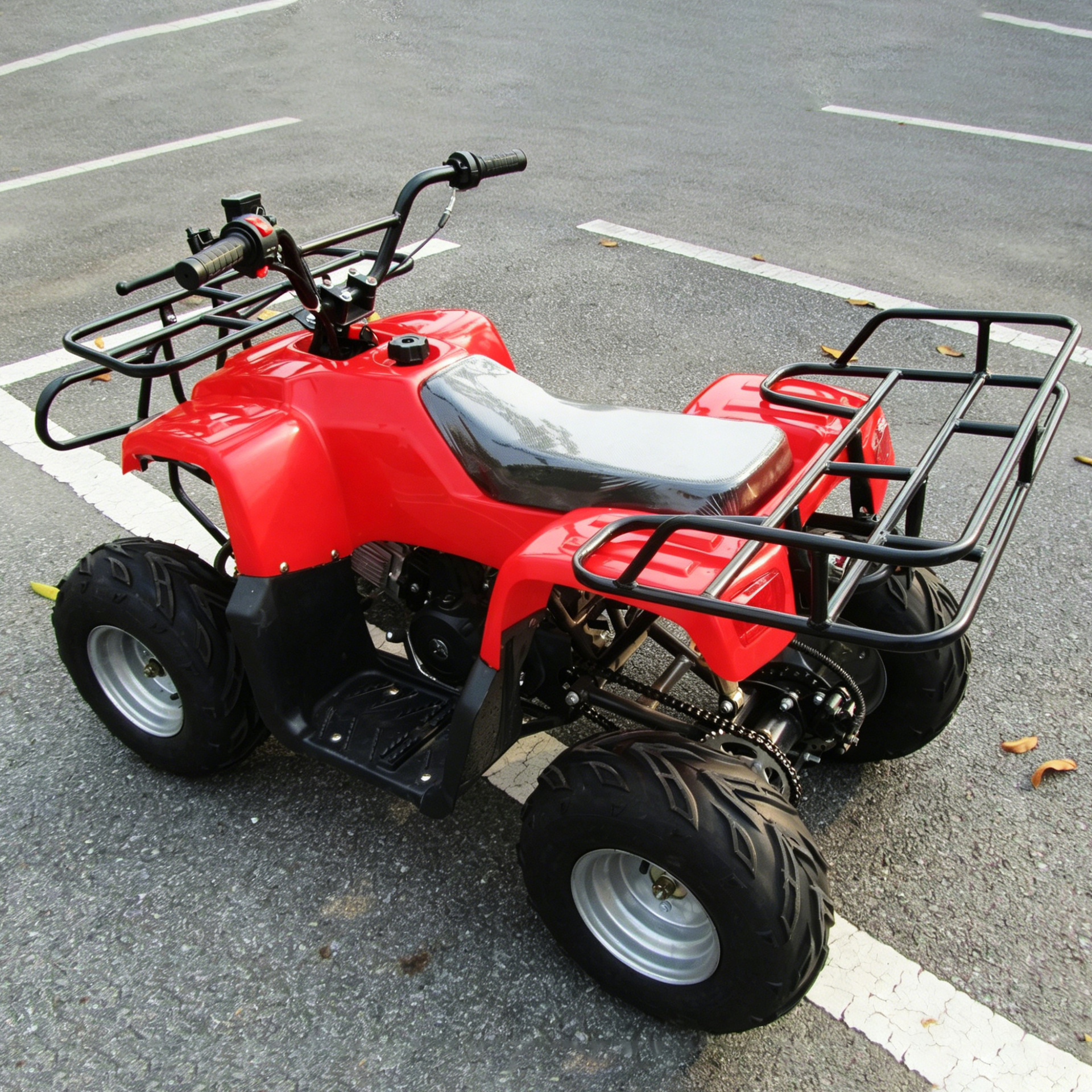 Cuatrimoto Todo Terreno 125cc de Hierro y Plástico, Inicio Eléctrico para Adultos y Niños image 2