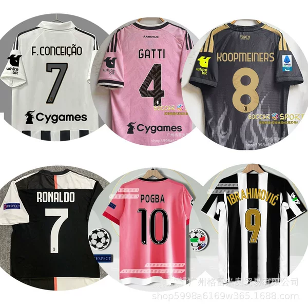 95979899001415162627 Juventus Jersey C Ronaldo Dybala Pirlo Pogba Long-Sleeved Football Shirt
